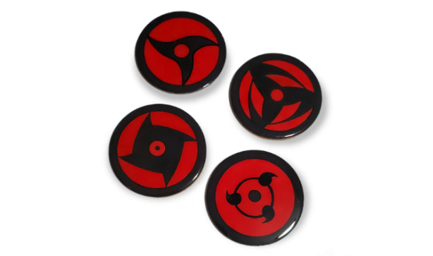 Sharingan coasters