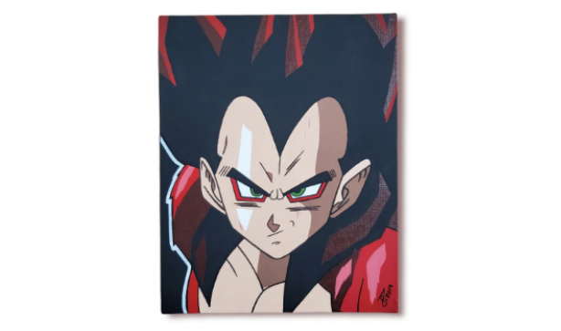 SSJ4 Vegeta Painting