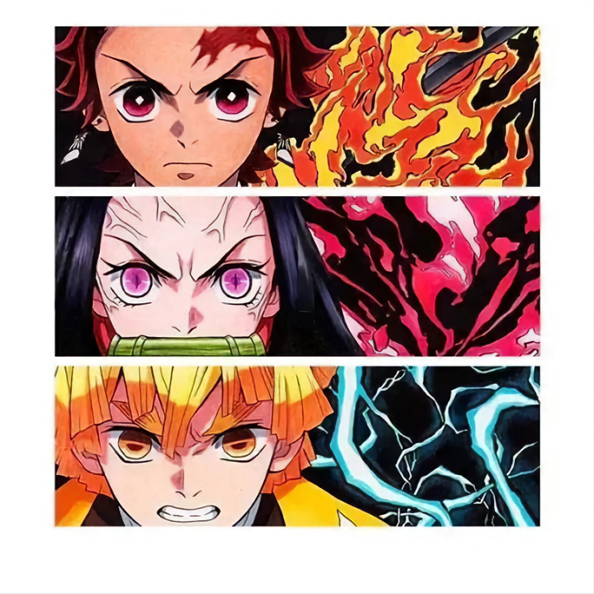 Tanjiro, Nezuko and Zenitsu