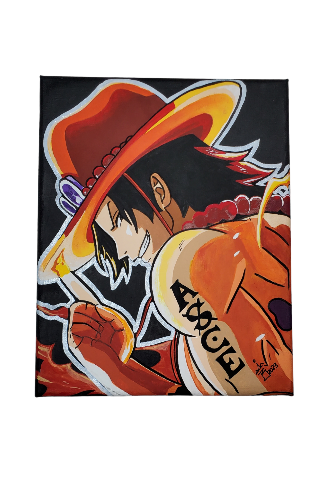Portgas D. Ace Canvas Painting