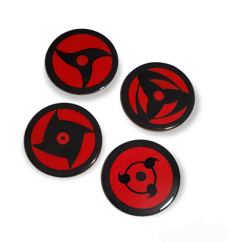 Sharingan coasters