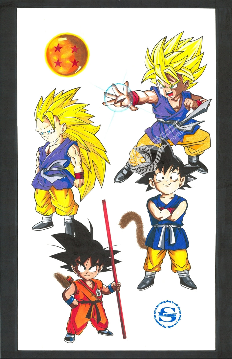 Kid Goku Evolution